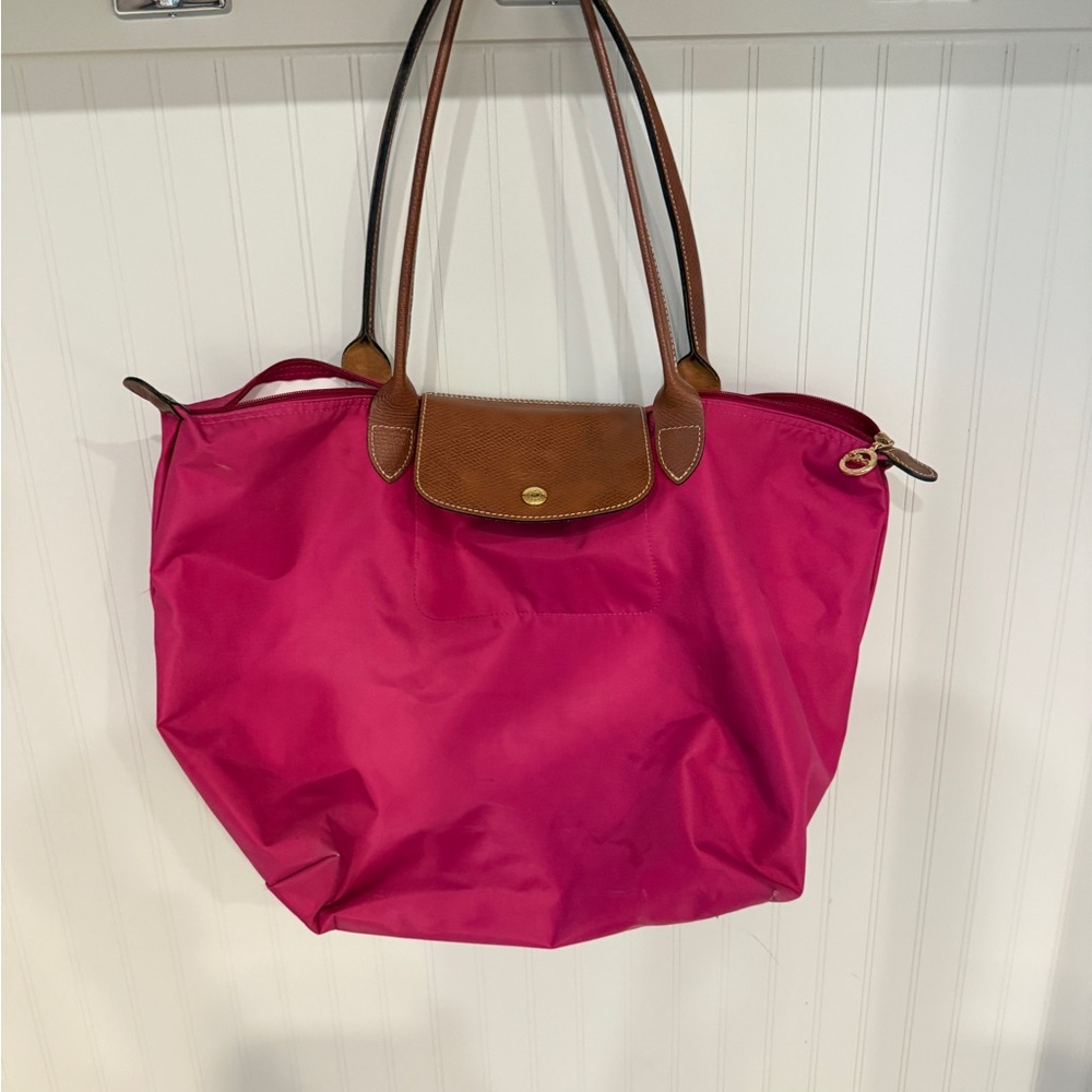 Longchamp Pink Tote Bag